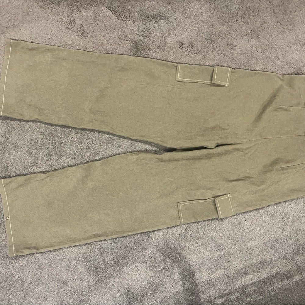 iZ BYER Girls Olive Corduroy Cargo Pants Girls 16 - Picture 7 of 11